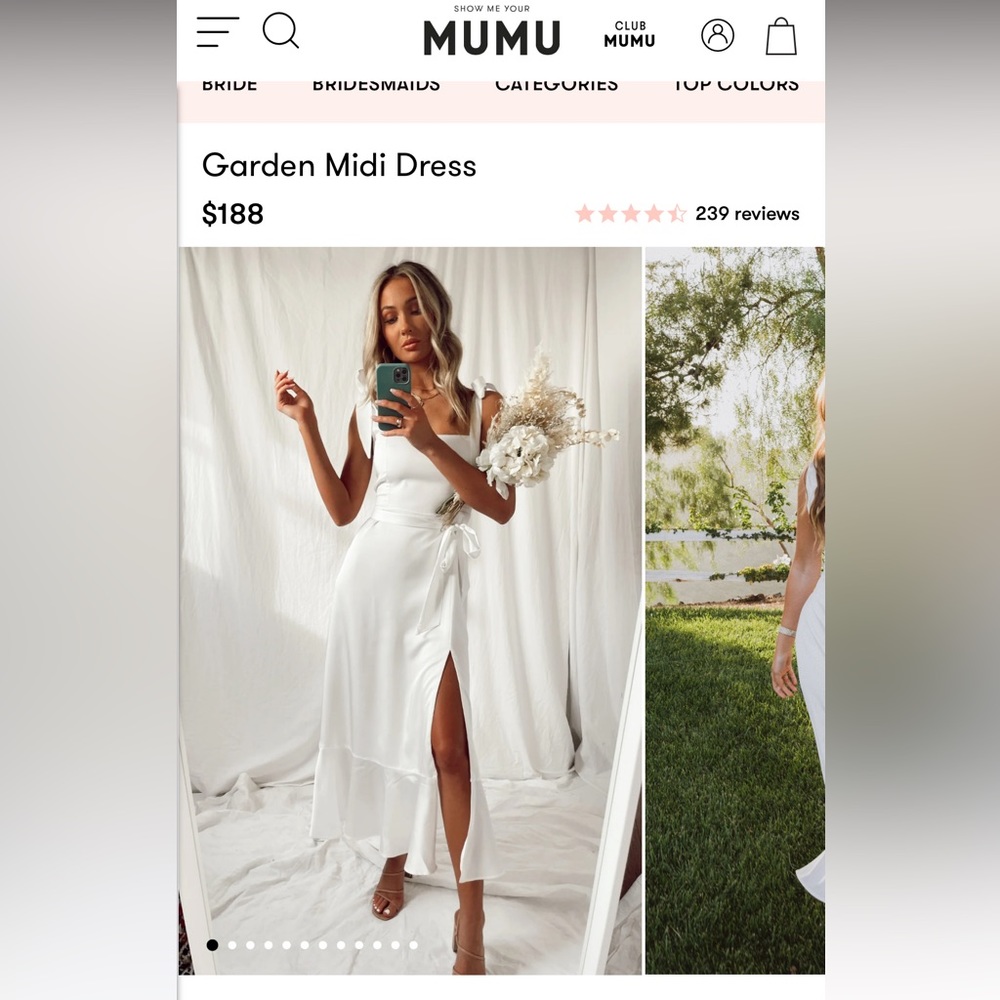 Show Me Your MuMu Garden MIDI Dress